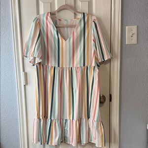 Striped Multicolor woman’s Dress